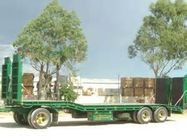 60 टी कार्गो सेमी ट्रेलर ट्रक, एयर सस्पेंशन के साथ कम लोडर अर्ध ट्रेलर
