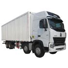 12 पहियों 40 टन वाणिज्यिक बॉक्स ट्रक, बंद बॉक्स ट्रक 9.726 एल विस्थापन