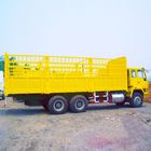 यू प्रोफाइल ZZ1257N4641A के साथ पीला 20 टन भारी कार्गो ट्रक यूरो 2 6x4 ड्राइव