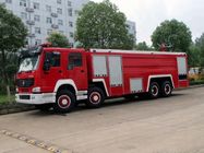 24 टन 8x4 पानी फोम Firefighter ट्रक, भारी बचाव फायर ट्रक डी 10 श्रृंखला इंजन
