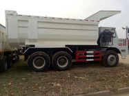 सिंगल स्लीपर कैब और मैनुअल 10 स्पीड गियर बॉक्स के साथ 6x4 50 टन खनन डंप ट्रक