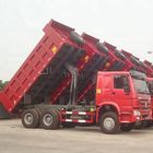 80 किमी / एच खनन डंप ट्रक / 30 टन टिपर ट्रक ZF8098 हाइड्रोलिक स्टीयरिंग ZZ3257N3847A के साथ