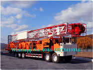 पूर्ण हाइड्रोलिक ड्रिलिंग मशीन / ट्रक घुड़सवार ड्रिल रिग 261 किलोवाट इंजन पावर