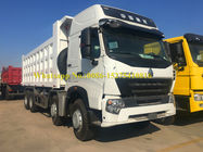 घाना बाजार के लिए सिनोट्रुक हाउ ए 7 420 एचपी 8x4 रेत कैरीइंग डंप / डूपर ट्रक