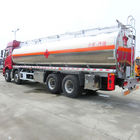 CA5310GYP63K2L6T4E4 8x4 टैंकर ट्रक / 28000L तेल वितरण ट्रक 4 - 6 मिमी कार्बन स्टील सामग्री के साथ
