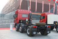 लाल J5P डंप ट्रक डम्पर 6 * 2 / हैवी ड्यूटी ट्रक FAW JIEFANG राइट ड्राइव