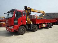 4 एक्सल 8x4 ट्रक माउंटेड क्रेन, 12 टन हाइड्रोलिक ट्रक क्रेन