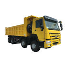 कम ईंधन की खपत भारी शुल्क HOWO 8x4 डंप ट्रक यूरो दो 251 - 350hp