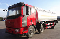 20T डीजल कच्चे तेल टैंकर ट्रक 6 × 4 JIEFANG FAW 223hp 20CBM / ईंधन वितरण टैंकर