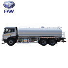 JIEFANG FAW J5M 6 * 4 डीजल पानी के टैंकर ट्रक यूरो 2 वॉल्यूम 10001 - 15000L