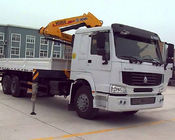 हिच माउंटेड पिकअप ट्रक मोबाइल बूम क्रेन सिनोट्रुक HOWO 6x4 10 टन