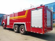 रेड स्पेशल पर्पस ट्रक, HOWO हैवी ड्यूटी इमरजेंसी 6x4 फायर फाइटिंग ट्रक