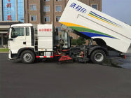 ZZ1187K501GE HOWO रोड स्वीपर वाहन स्वीपर ट्रक उच्च दबाव पानी पंप के साथ