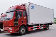 डीजल ईंधन प्रकार प्रशीतित ट्रक कंटेनर भारी कार्गो ट्रक 4x2 अधिकतम गति 96 किमी / घंटा