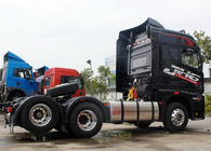काले रंग ट्रैक्टर ट्रेलर ट्रक के साथ 295 / 80R22.5 टायर और 115 किमी / घंटा अधिकतम गति