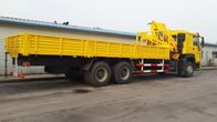 12 स्पैन माउंटेड क्रेन बूम ट्रक / HOWO 4x2 290hp 15 टन हाइड्रोलिक आर्म ट्रक
