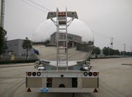 BPW एक्सल और 7500kg वजन के साथ एल्यूमीनियम ईंधन टैंक अर्ध ट्रेलर 42000 लीटर