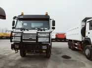 HW6710 ट्रांसमिशन और 9 टन फ्रंट एक्सल के साथ 336HP हैवी ड्यूटी डंप ट्रक