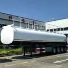 42000 लीटर तेल ईंधन टैंक हैवी ड्यूटी अर्ध ट्रेलरों कार्बन स्टील Matrrial और FUWA धुरा के साथ