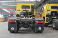 WD615 इंजन और HW76 कैब के साथ येलो सिनोट्रुक होवो 6x4 ट्रैक्टर ट्रक