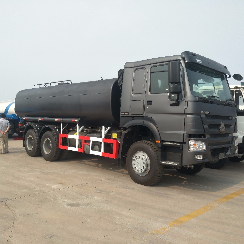 एचडब्ल्यू 13710 ट्रांसमिशन ईंधन टैंकर ट्रक 6x4 371 एचपी 16 एम 3 क्षमता ZZ1257M5247A