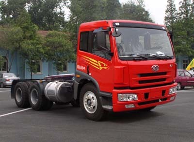 JIEFANG FAW J5M 6x4 251-350hp यूरो 3 ट्रैक्टर ट्रक हैवी ड्यूटी के लिए