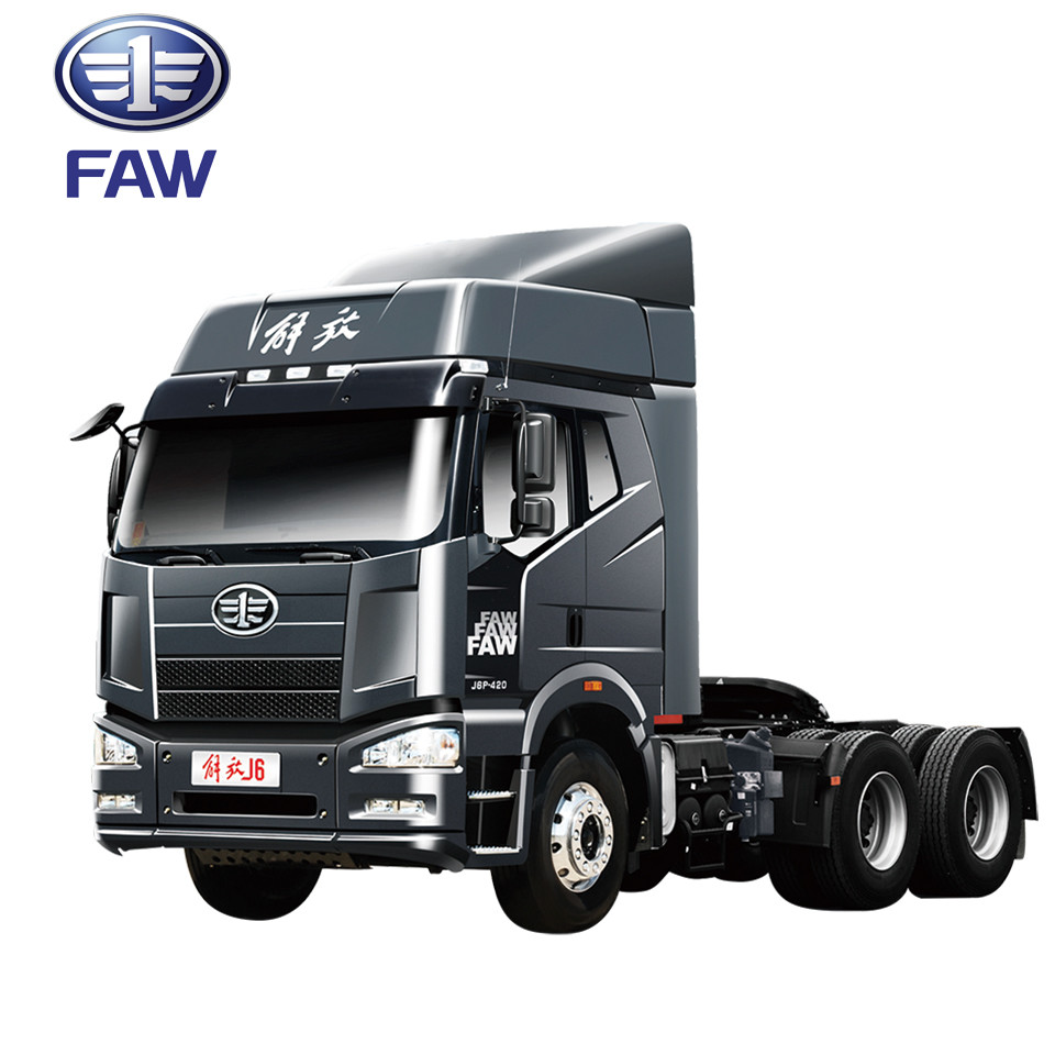 उत्सर्जन मानक FAW JH6 मैनुअल 6x4 हेवी टिपर ट्रक ट्रैक्टर लेफ्ट / राइट हैंड ड्राइव
