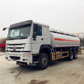 HOWO 6 × 4 20CBM ईंधन भरने वाले तेल टैंकर वाहन 336HP 15001 - 30000L ISO9001