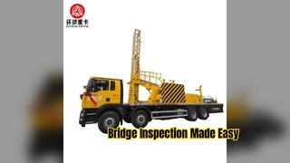 HOWO ब्रिज निरीक्षण वाहन अंडर ब्रिज एक्सेस