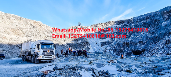 सुरक्षा विश्वसनीयता ट्रेड बल्क ट्रक 15/20/25 टन भारी अमोनियम तेल विस्फोटक एमुल्शन ANFO ट्रक MMU MEMU मंगोलिया के लिए DR CONGO PERU घाना खनन विस्फोट