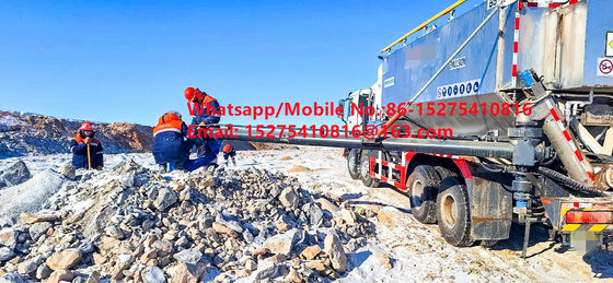 पूरी तरह से बुद्धिमान सुरक्षा विश्वसनीयता ट्रेड बल्क ट्रक 15/20/25Ton भारी अमोनियम तेल विस्फोटक एमुल्शन ANFO ट्रक MMU MEMU मंगोलिया के लिए DR CONGO PERU घाना खनन विस्फोट
