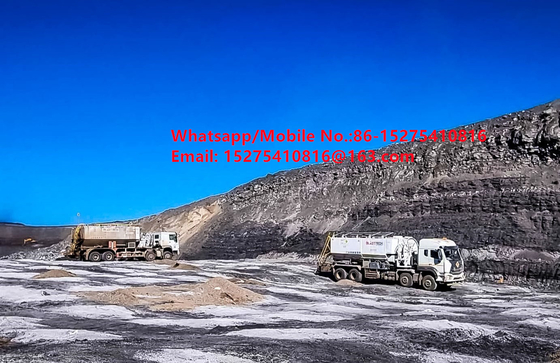 अच्छा मूल्य सुरक्षा विश्वसनीयता ट्रेड बल्क ट्रक 15/20/25Ton भारी अमोनियम तेल विस्फोटक एमुल्शन ANFO ट्रक MMU MEMU मंगोलिया के लिए DR CONGO PERU घाना खनन विस्फोट BCLH/BCRH/BCZH