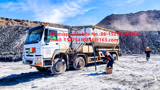 अच्छा मूल्य सुरक्षा विश्वसनीयता ट्रेड बल्क ट्रक 15/20/25Ton भारी अमोनियम तेल विस्फोटक एमुल्शन ANFO ट्रक MMU MEMU मंगोलिया के लिए DR CONGO PERU घाना खनन विस्फोट BCLH/BCRH/BCZH