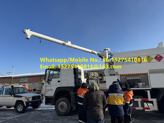 उच्च भरने की दक्षता HOWO 15/20/25T BCLH-20 ऑनसाइट मिश्रित दानेदार अमोनियम विस्फोटक ANFO ट्रक इमल्शन मोबाइल विस्फोटक विनिर्माण इकाई मंगोलियन уул уурхайн тэсэлгээний MEMU MMU BCLH/BCZH/BCRH