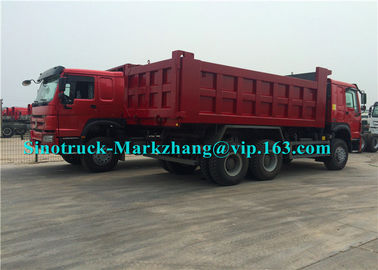 इस्तेमाल किया 6x4 डंप ट्रक SINOTRUK HOWO टन 10 पहियों का इस्तेमाल किया डंप ट्रक