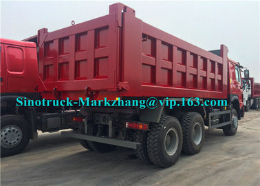 इस्तेमाल किया 6x4 डंप ट्रक SINOTRUK HOWO टन 10 पहियों का इस्तेमाल किया डंप ट्रक