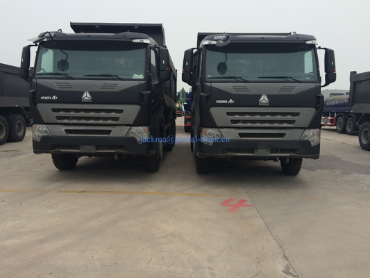 Sinotruck HOWO 6X4 336-430HP प्रयुक्त डंपर ट्रक टिपर HOWO 6X4 डंपर ट्रक