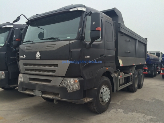 Sinotruck HOWO 6X4 336-430HP प्रयुक्त डंपर ट्रक टिपर HOWO 6X4 डंपर ट्रक
