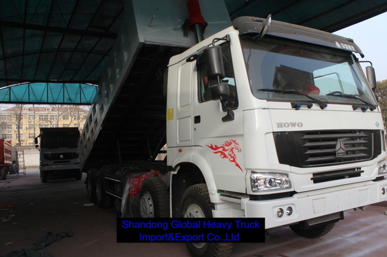 सिनोट्रक 40-60टन HOWO 8X4 371HP 375HP 380HP डीजल ट्रक डंप ट्रक