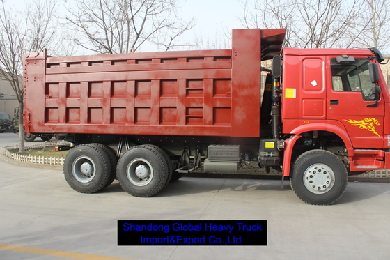 SINOTRUK HOWO 30-50 टन 6x4 8x4 डंप ट्रक इस्तेमाल किया नया 10-12 पहिया