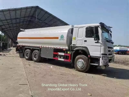 HOWO Sino truk 5000 गैलन डीजल रिफ्यूल तेल ईंधन टैंकर ट्रक