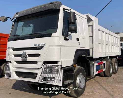बाएं दाएं हाथ ड्राइव Sinotruck 15 25 35 टन HOWO 371HP 375HP 400HP 6X4 8X4 प्रयुक्त