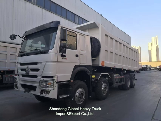 सिनोट्रुक HOWO 371HP-380HP 25t-100t भारी शुल्क प्रयुक्त परिवहन डिलीवरी ट्रक इलेक्ट्रिक 12 पहियों