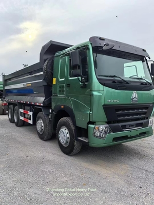 सिनोट्रुक HOWO 371HP-380HP 25t-100t भारी शुल्क प्रयुक्त परिवहन डिलीवरी ट्रक इलेक्ट्रिक 12 पहियों