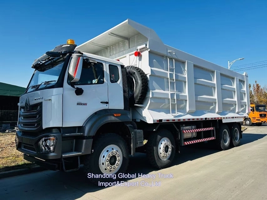 Sinotruck Howo 50 टन डंप ट्रक 8x4 375hp यूरो 2 भारी शुल्क नए और इस्तेमाल किए गए डंप टिपर ट्रक