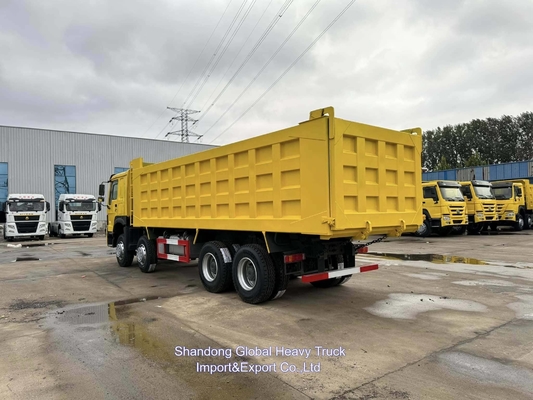 Sinotruck HOWO 25t-100t 8*4 डीजल प्रयुक्त परिवहन डिलीवरी ट्रक 12 पहिया ट्रक