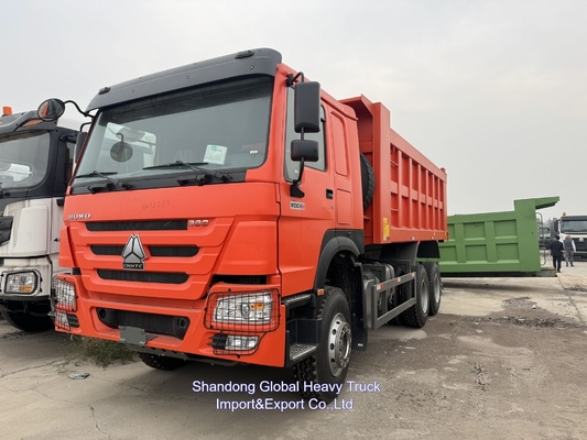 चीनी Sinotruck Howo 371 प्रयुक्त टिमर 6x4 30 टन कैनर प्रयुक्त डंप ट्रक