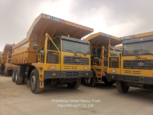 नया 42 टन 6*4 375HP चौड़ा शरीर खनन डंप ट्रक TL855B नोवा गोल्ड माइन डंप ट्रक