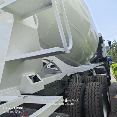 मिक्सिंग मिक्सर 10 व्हील HOWO 6X4 8cbm 9cbm 371HP कंक्रीट मिक्सर ट्रक