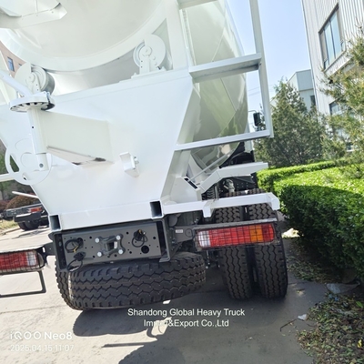 मिक्सिंग मिक्सर 10 व्हील HOWO 6X4 8cbm 9cbm 371HP कंक्रीट मिक्सर ट्रक